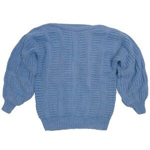 Sundazed (Belgium) Piled Cotton Yarn Ribbed Stripe Knit Jumper : S